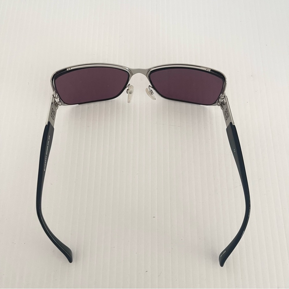 Givenchy Vintage Silver & Black Sunglasses SGV248 - Picture 7 of 9